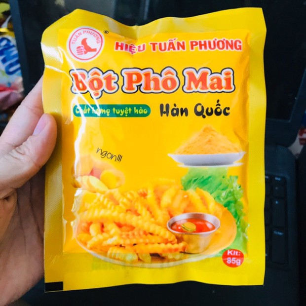 Bột phô mai Hàn quốc Tuấn Phương 85g (Lắc gà, khoai tây chiên...)