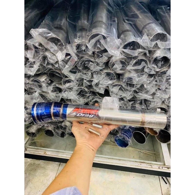 [HCM]lon pô kingdrag miệng titan k có nỉ gắn mọi dòng xe