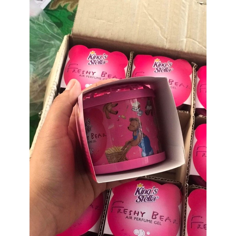 💕น้ำหอมหมีซิ่งหอมๆ🐻💕ปรับอากาศในรถ😘สีชมพูกลิ่นหอมๆฮิตสุดๆๆสีชมพู💕ต้องมีติดรถสักกระป๋องนะคะ🥰🥰