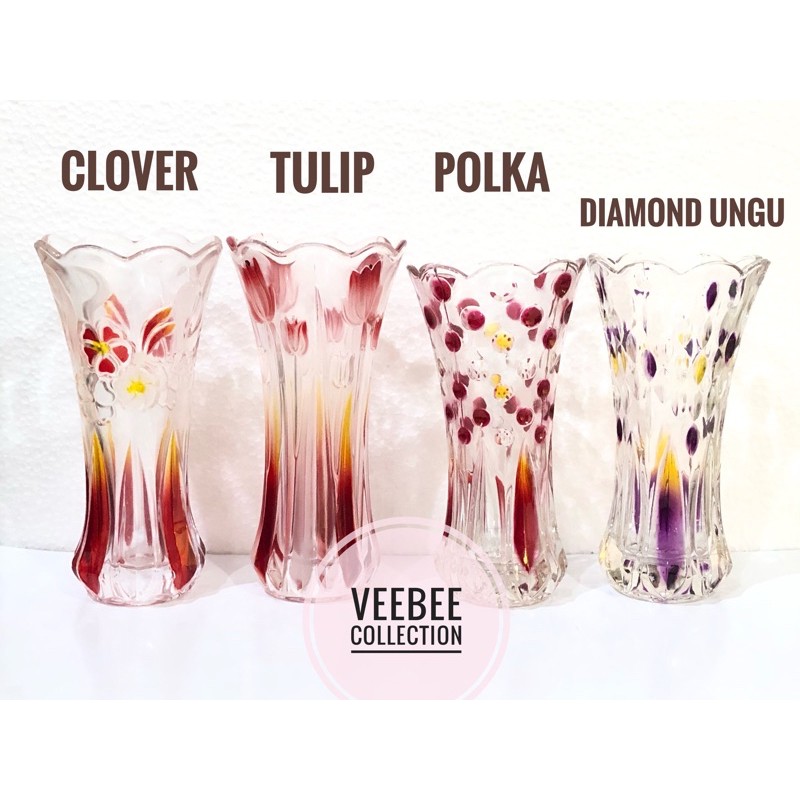 Vas Kaca Bunga/ vas Kristal/ Flower vase