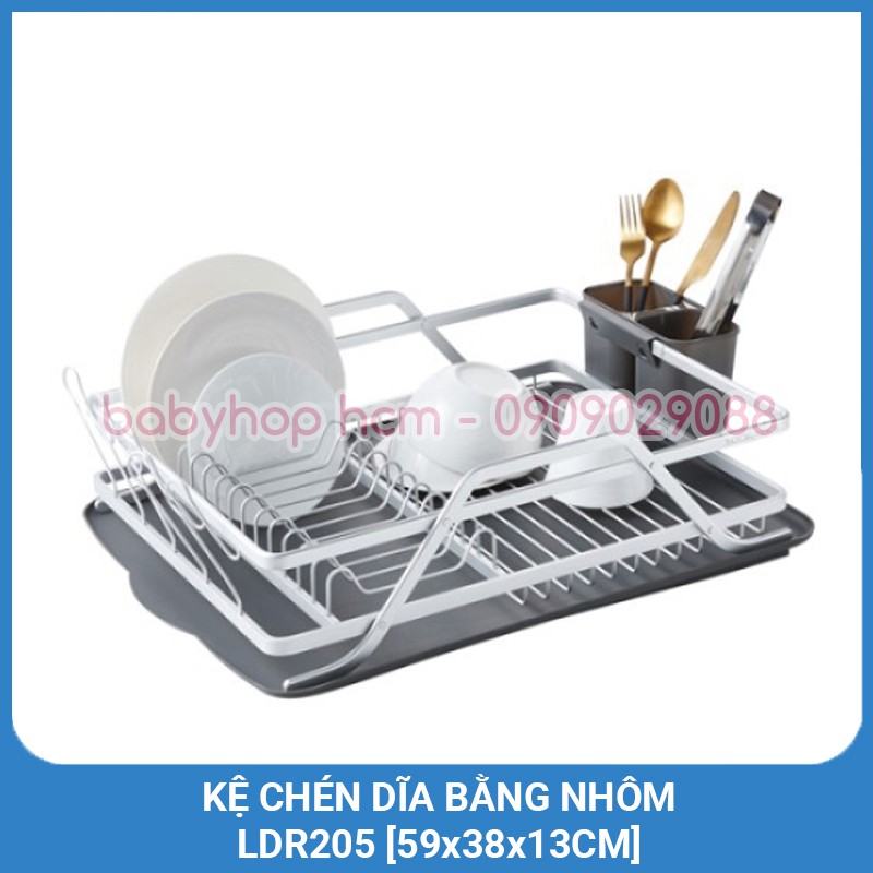 [HCM]Kệ Chén Dĩa Bằng Nhôm Lock&Lock LDR205 [59x38x13CM]