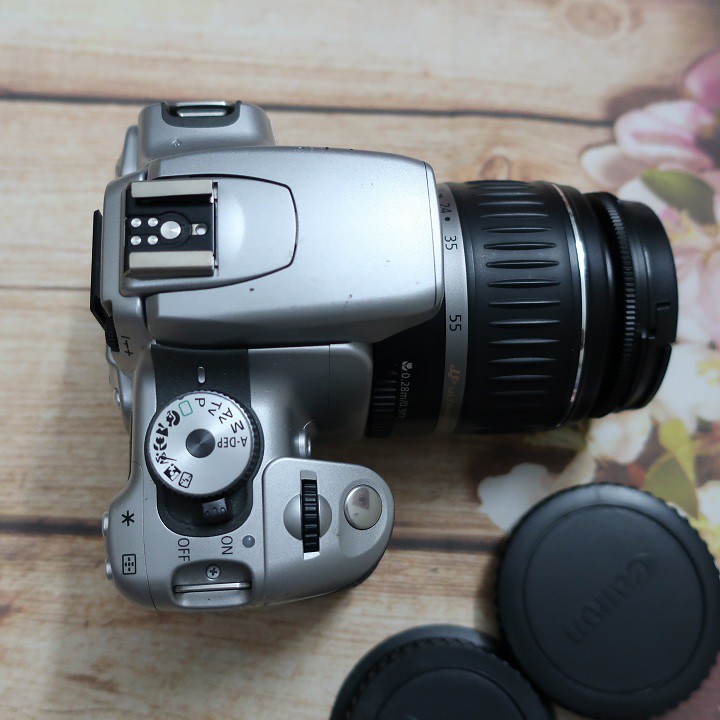 Máy ảnh Canon 400D (kiss X) kèm ống kính 18-55 USM