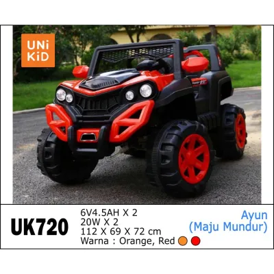 (Khusus Indah Cargo) Mainan Mobil Aki Jeep Unikid UK-720