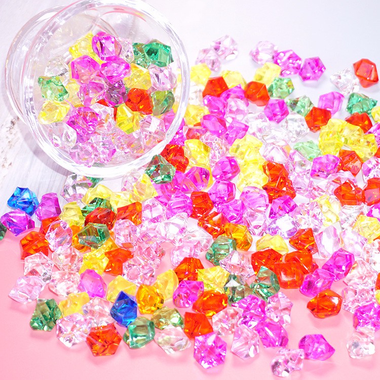 Pha lê màu, đá vụn màu trang trí resin tiểu cảnh, ốp điện thoại,nail handmade diy