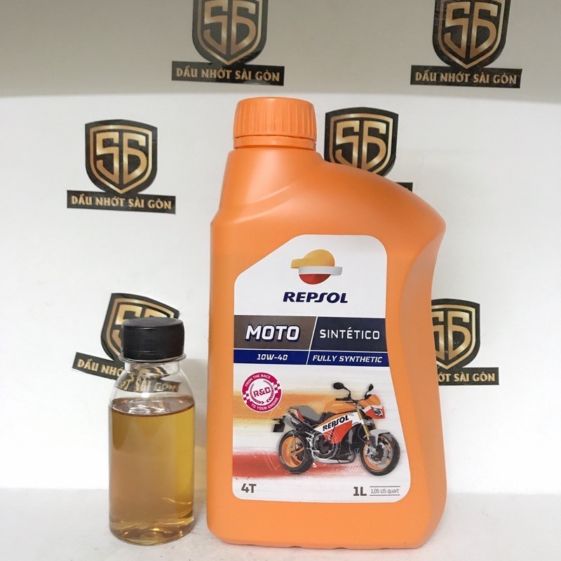 [HCM]Nhớt cao cấp Repsol Sintetico 10W40 Fully Synthetic 1L