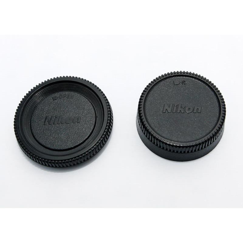 Nắp body Nikon và nắp sau lens (cap body, cap sau Nikon)