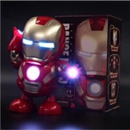 Đồ Chơi RoBot Iron Man - Robot tự nhảy múa có đèn led