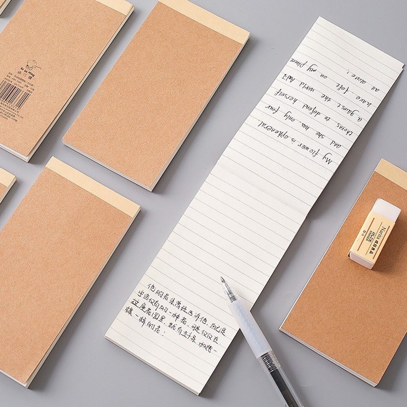 Sổ Tay Mini Tiện Dụng - Sổ Order/ Check list công việc 50 tờ (100 trang) (7x14cm) - Bỏ túi dễ dàng