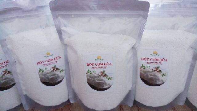 Bột dừa sấy làm bánh keto, das thơm phức