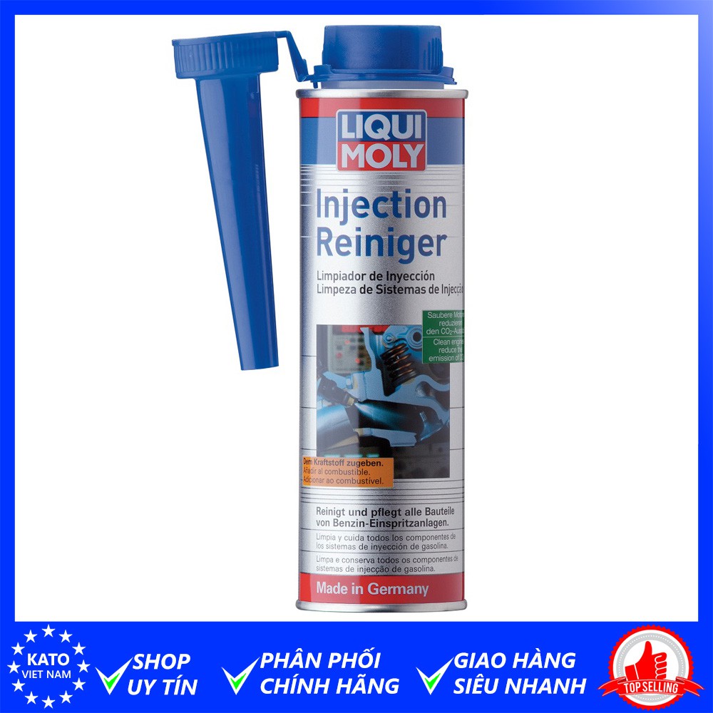 [HCM]Liqui Moly Injection Cleaner 300ml - Súc béc xăng vệ sinh kim phun buồng đốt