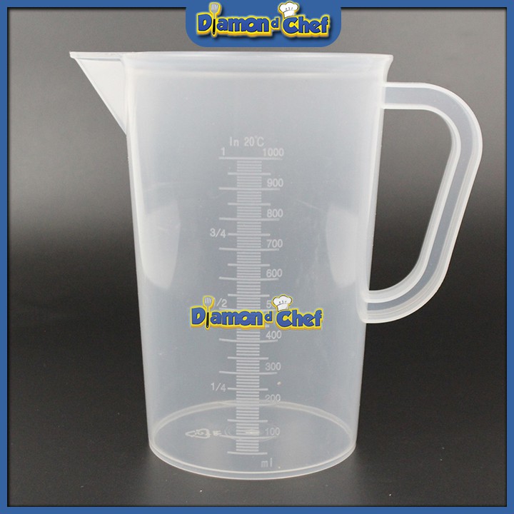 Ca đong định lượng có vạch chia rõ ràng 1000ml