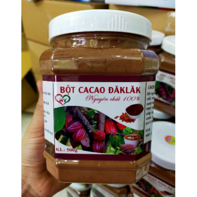 500g Bột Cacao nguyên chất 100% loại 1 thơm ngon nhất