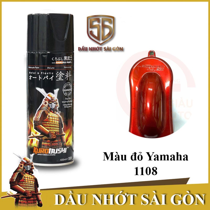 [HCM]SƠN SAMURAI 1108 MÀU ĐỎ YAMAHA - YAMAHA RED 1108