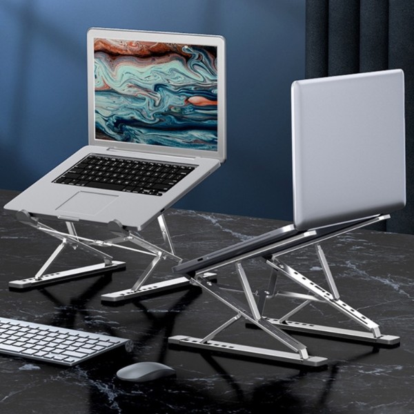 Bảng giá Giá đỡ Laptop N8, kệ đỡ Laptop MacBook bằng nhôm 2 tầng có thể chỉnh góc nhìn, nâng chiều cao, mẫu mới-DC4390 Phong Vũ