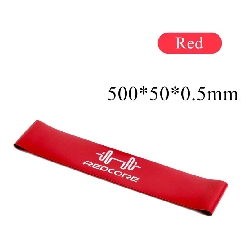 Bộ 5 dây đàn hồi kháng lực miniband tập mông Redcore Chính Hãng