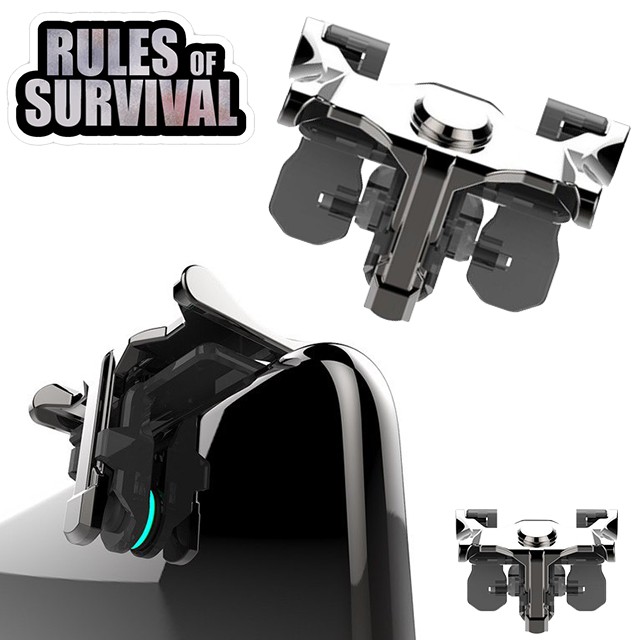 Bộ 2 nút bấm chơi game pubg dòng c9 nút inox hỗ trợ chơi pubg mobile, ipad - thế hệ f4 -dc3033