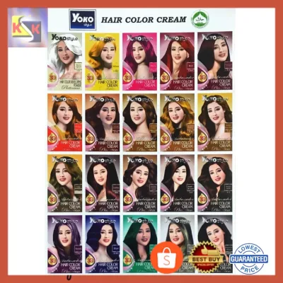 Yoko Style Hair Color Cream Dye Halal 30ml Barber Salon Best Color Dye