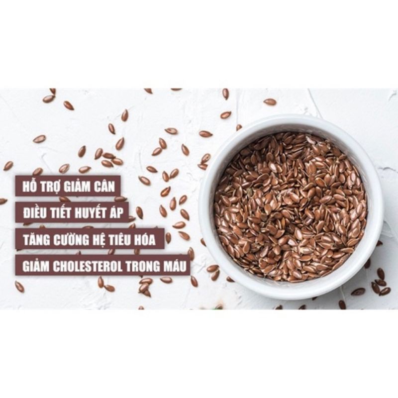1kg Hạt lanh sạch nhập khẩu Canada