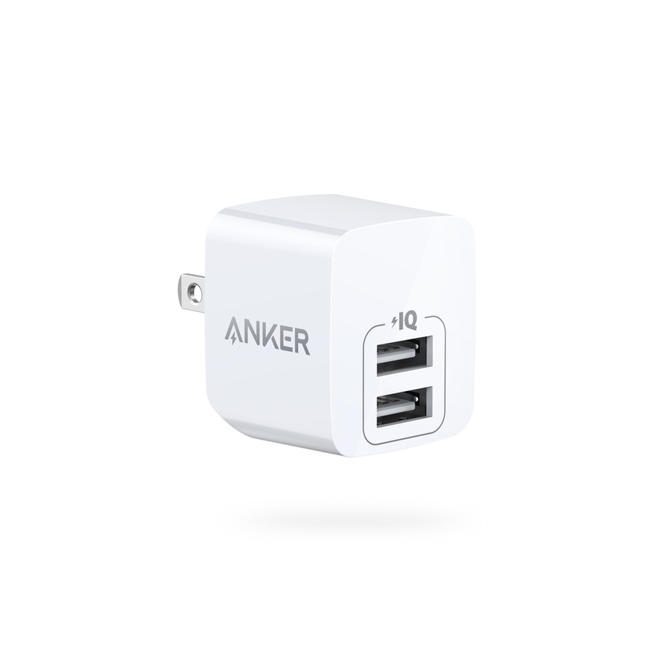 Cốc sạc anker powerport mini 2 cổng 12w - a2620 - laga