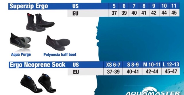 รองเท้า boot aqualung Superzip Ergo 5mm ราคา 2,296 บาท*ส่งฟรี