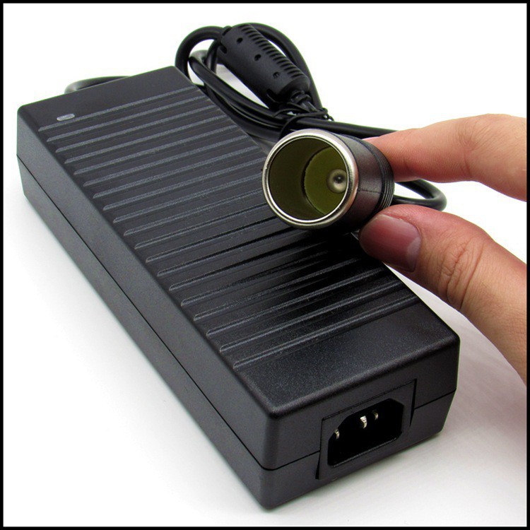 Nguồn adapter biến áp 220v ra 12V 5A chân cắm tẩu thuốc ô tô