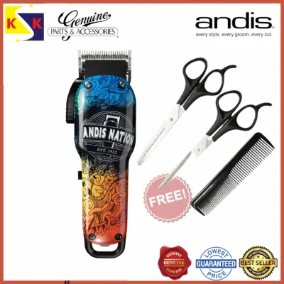 PROMOTION!! Original Andis Cordless USPro Li Nation Fade Professional Adjustable Blade Hair Clipper + Free Gift