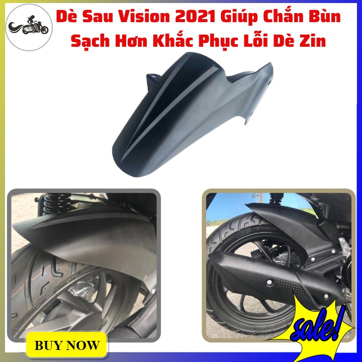 Dè sau vision 2021 giúp chắn bùn sạch hơn khắc phục lỗi dè zin
