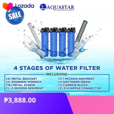 Top selling 4 stages basic water filter complete set up package for ...