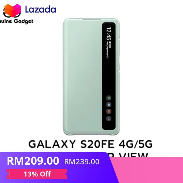 Samsung Original Samsung Galaxy S20 FE 4G / 5G Smart Clear View Cover ...
