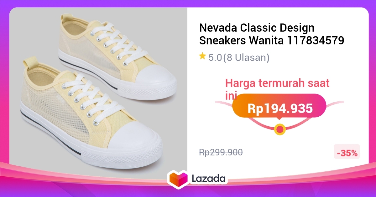 Nevada Classic Sepatu Sneakers Wanita