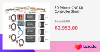 3D เครื่องพิมพ์ชุด CNC Controller Shield Nema 23 Stepper มอเตอร์จำกัด ...
