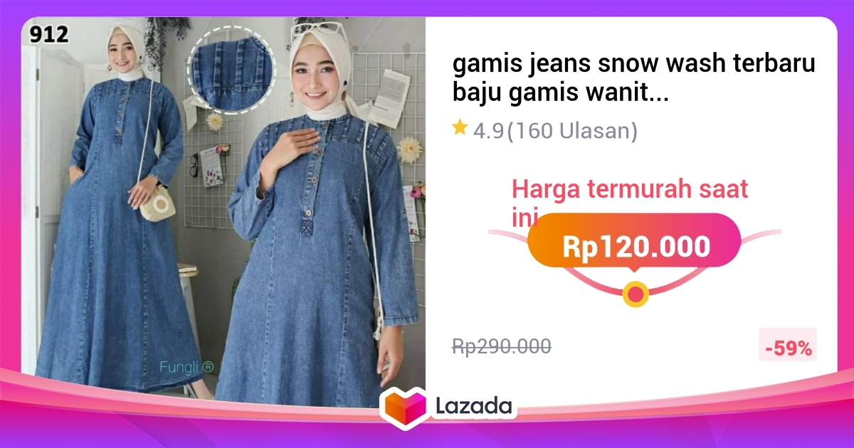 Gamis Jeans Snow Wash Terbaru Baju Gamis Wanita Levis Gamis Jeans Wanita Terbaru Dress