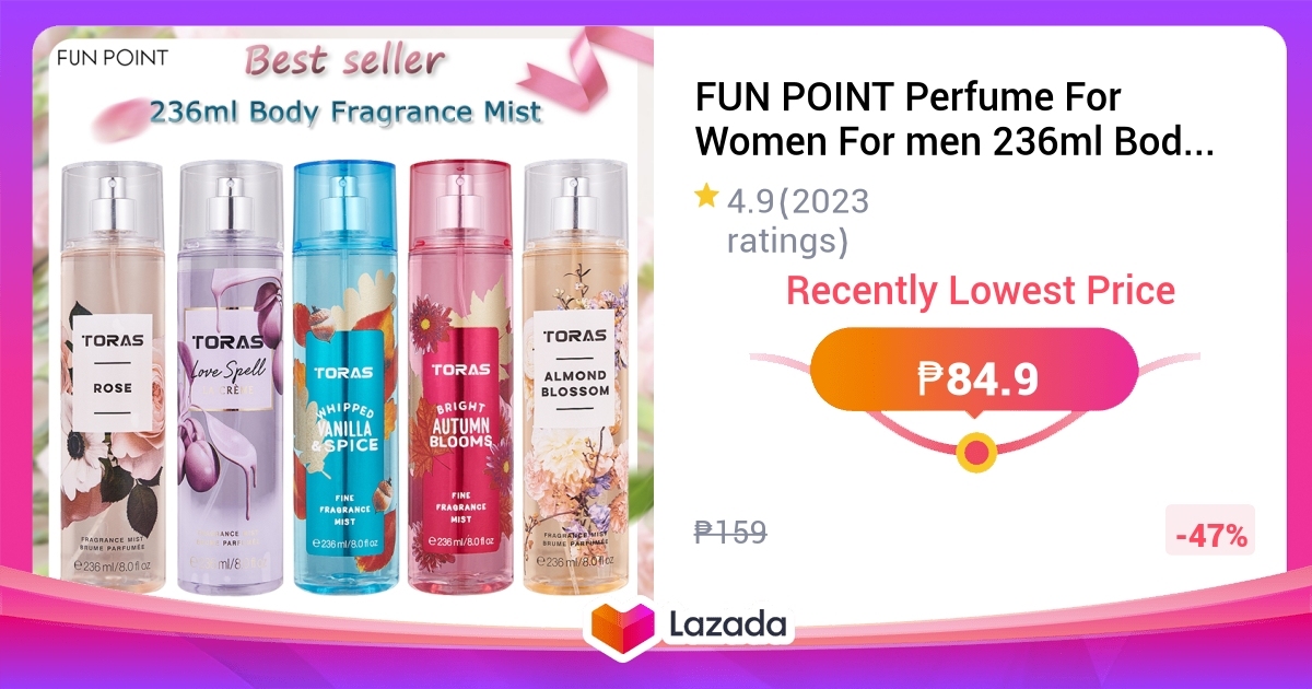 FUN POINT Perfume For Women For men 236ml Body Mist Women Fragrance ...