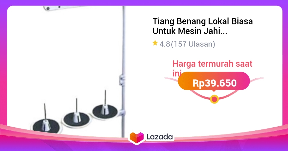 Tiang Benang Lokal Biasa Untuk Mesin Jahit Industrial 2 3 4 5 Cones