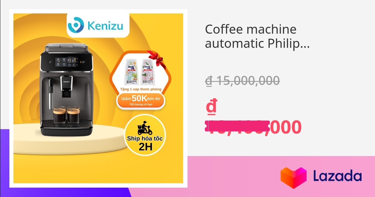 Coffee machine automatic Philips EP2224/10touch screentechnology