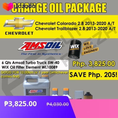 CHANGE OIL PACKAGE For Chevrolet Colorado Trailblazer Automatic 2 8   29085fea53b0cdc119b853426545b698  400x400 