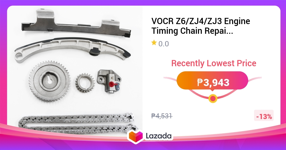 VOCR Z6/ZJ4/ZJ3 Engine Timing Chain Repair Tensioner Kits For Mazda 3 1 ...