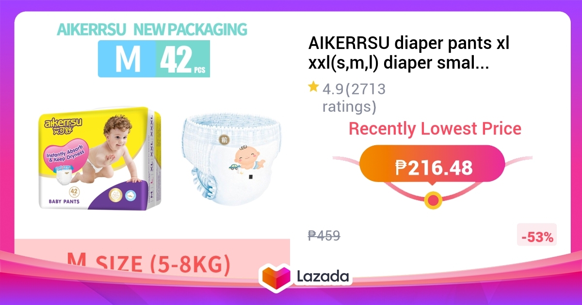 AIKERRSU diaper pants xl xxl(s,m,l) diaper small or diaper medium
