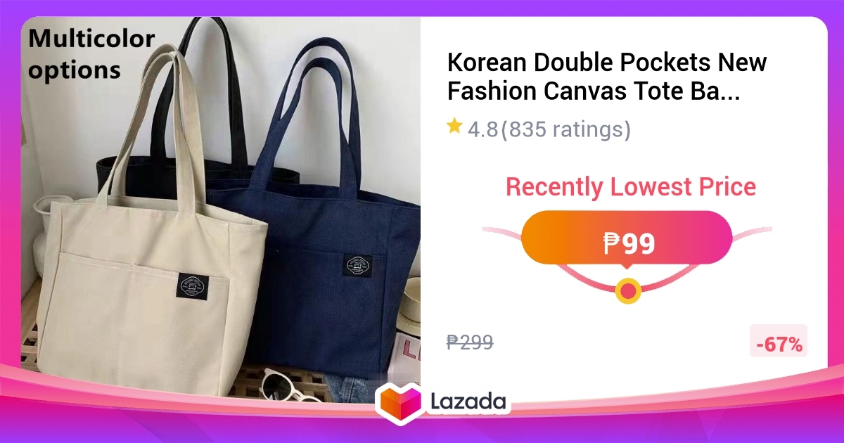 TAVIMART  -  Korean Niche Large Capacity Multi Pocket Shoulder Tote Bags Underarm Bag for Women main image 1