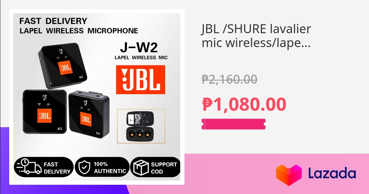 JBL /SHURE lavalier mic wireless/lapel microphone wireless portable