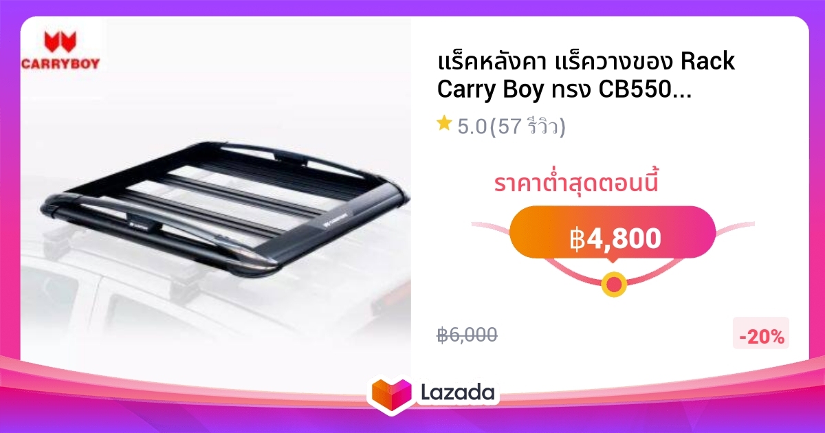 แร็คหลังคา แร็ควางของ Rack Carry Boy ทรง CB550N (ทรงใหม่ปี2021) ขนาด ...