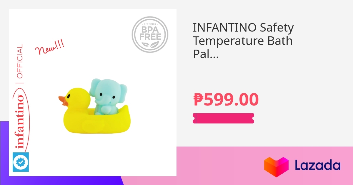 INFANTINO Safety Temperature Bath Pals (BPAFREE)