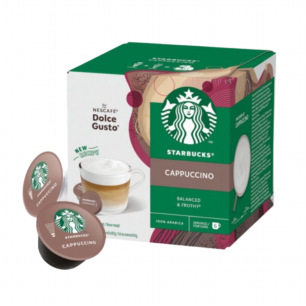 Starbucks Cappuccino By Nescafe Dolce Gusto Starbucks At Home Freshly Brewed Coffee, Easy And Convenient ราคา 888 บาท*ส่งฟรี