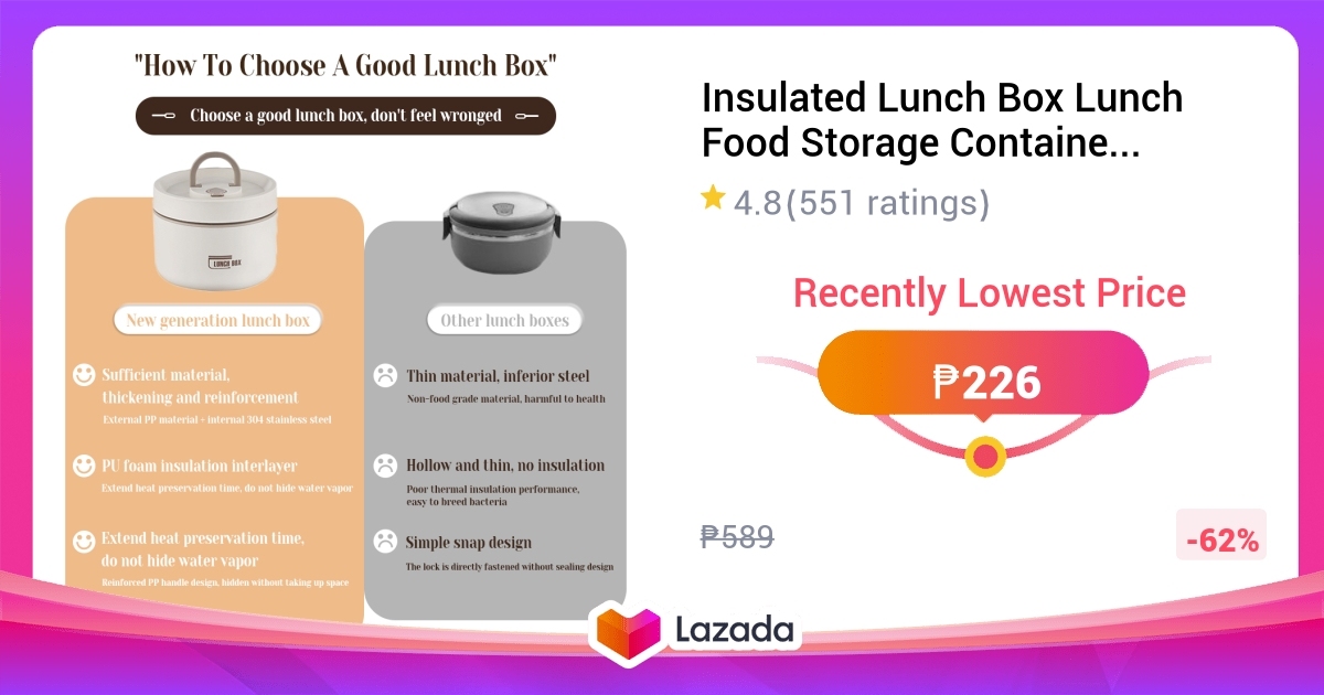 Insulated Lunch Box Lunch Food Storage Container Stainless Steel 304 Insulated Lunch Box Lunch Food Storage Container Stainless Steel 304
