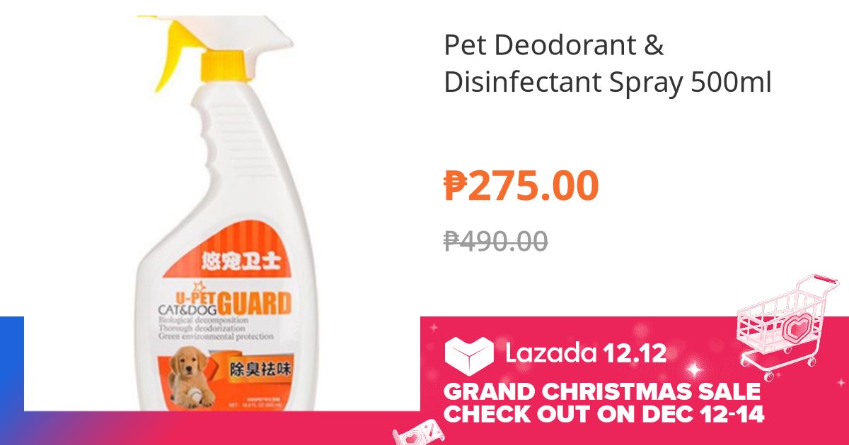 Pet Deodorant Disinfectant Spray 500ml Online Shopping Lazada