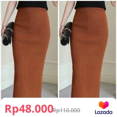 TERLARIS DI ROK RAJUT !!! ROK SPAN RAJUT TEBAL PREMIUM / ROK KNIT RAJUT ...