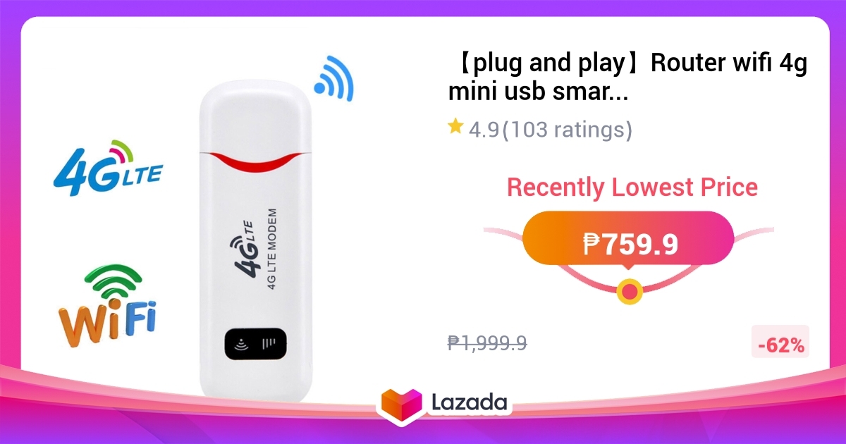 【plug and play】Router wifi 4g mini usb smart pocket wifi for all