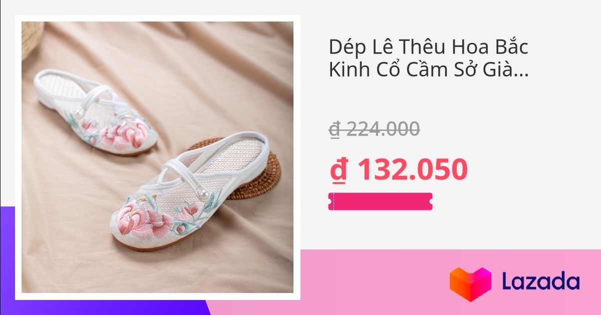 D p l th u hoa b c kinh c c m s gi y v i ng c trai c i n d ng