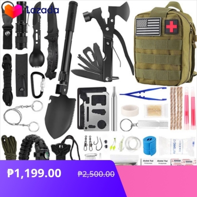 [COD]Emergency 33 In 1 Survival Gear Tactical First Aid Kits Outdoor ...