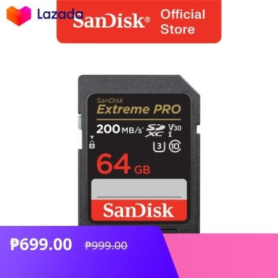 SanDisk Extreme PRO 64GB SDSDXXU-064G-GN4IN SDXC UHS-I Memory Card C10 ...